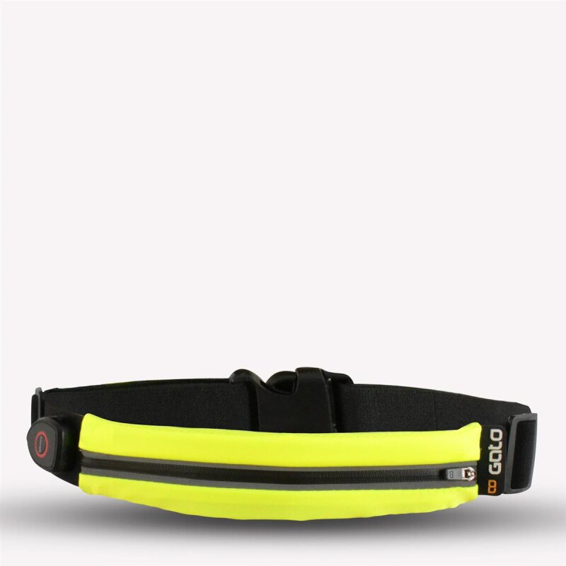 Gato Sport Grtel mit I LED Licht I und intregierter I Flex-Tasche I sowie I USB AnschlussI Unisize