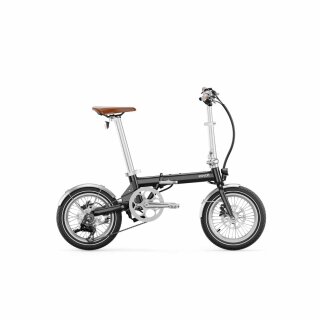 EOVOLT Morning Vintage Satin Black E-Bike Faltfahrrad Fahrrad