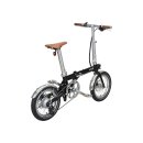 EOVOLT Morning Vintage Satin Black 16" E-Faltrad – Ultraleichtes E-Klapprad mit Drehmomentsensor & Hydraulikbremsen