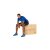 Gymstick 61162 PlyoBox aus Holz – braun, 76 x 60 x 50 cm