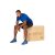 Gymstick 61162 PlyoBox aus Holz – braun, 76 x 60 x 50 cm