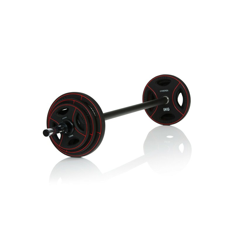 Gymstick Unisex Pro Pumpe Set, schwarz/rot, 20 kg