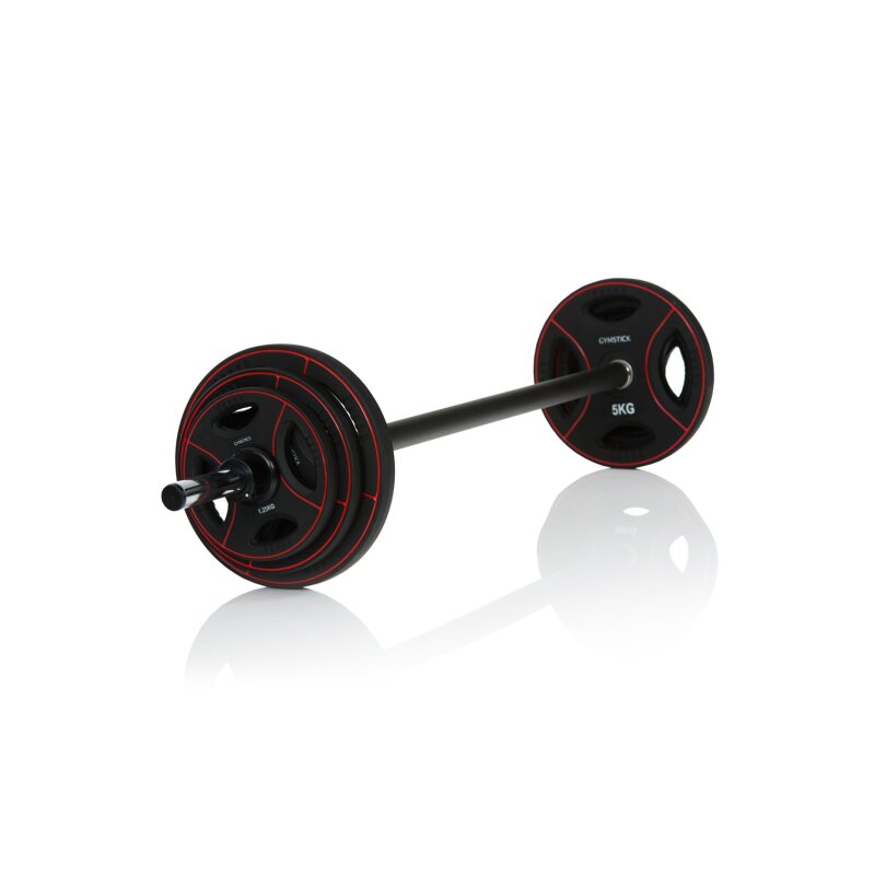 Gymstick Unisex Pro Pumpe Set, schwarz/rot, 20kg
