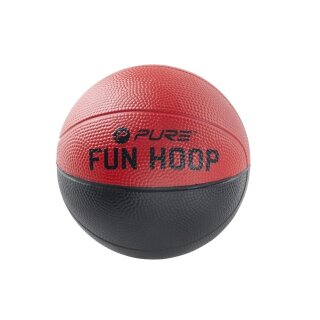 Pure 2Improve Fun Hoop Schaumstoffball 4.0, schwarz/rot, Durchmesser 10,2cm