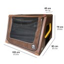 TAMI XL Aufblasbare Kofferraum-Hundebox mit Airbagfunktion – Faltbare Auto-Transportbox