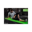 Fitness Massage Roller I Selbstmassage Roller I Körpermassageroller I Faszienroller I schwarz-grün I 2 Noppen-Rollen Ø 55 mm gegen Verspannungen