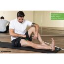 Fitness Massage Roller I Selbstmassage Roller I Körpermassageroller I Faszienroller I schwarz-grün I 2 Noppen-Rollen Ø 55 mm gegen Verspannungen