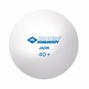 Donic-Schildkröt Tischtennisball Jade, Poly 40+ Qualität, wählbar in den Farben weiß, orange oder im Farbmix, im 6er Blister oder im 12er Polybag