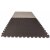 Puzzlematte Econo 2 cm Crosstexture schwarz/grau Wendematte