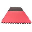 Sport- Puzzlematte Econo "Tatami" 4 cm schwarz/rot/grau Wendematte