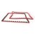 Sport- Puzzlematte Econo "Tatami" 4 cm schwarz/rot/grau Wendematte
