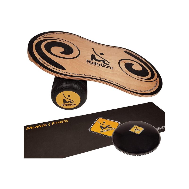 Set Balance Board RollerBone Starter Liège - Rouleau Et Planche - Neuf