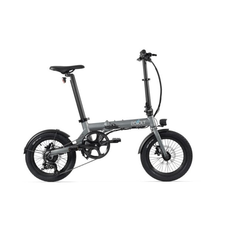 EOVOLT City 4 Speed E-Faltrad 16 Zoll mit 5 Untersttzungsstufen 250W 4 Gnge (Grey Anthracite)