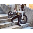 EOVOLT City 4 Speed E-Faltrad 16 Zoll mit 5 Untersttzungsstufen 250W 4 Gnge (Grey Anthracite)